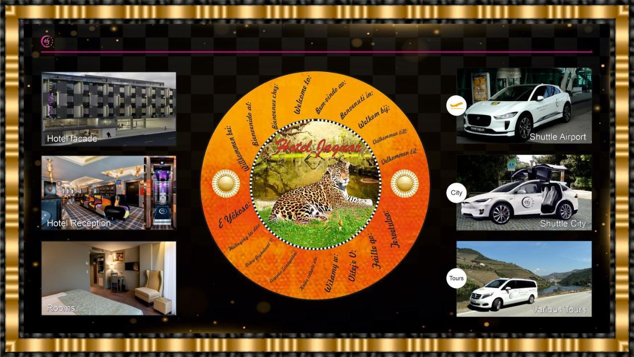 Hotel Jaguar Oporto - Airport To Hotel And City Center And Vice-Versa Is A Free And Continuous Shuttle Service From 7Am To 8Pm Eksteriør billede