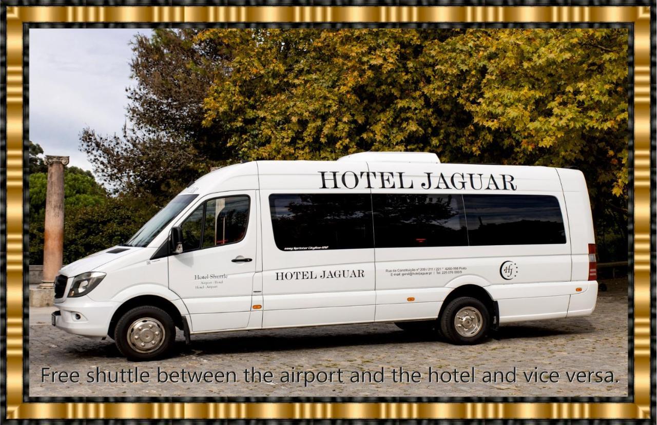 Hotel Jaguar Oporto - Airport To Hotel And City Center And Vice-Versa Is A Free And Continuous Shuttle Service From 7Am To 8Pm Eksteriør billede